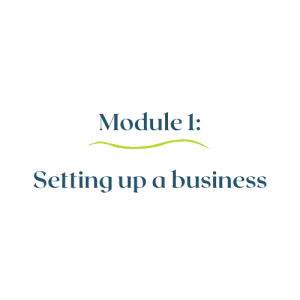 Module 1 – Setting up a business