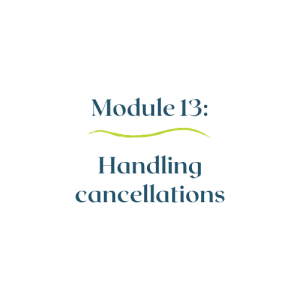 Module 13 – Handling cancellations